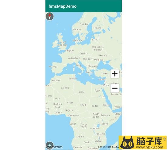 ▲ 英文版的 HMS Map Kit 已经接入 TomTom 地图数据