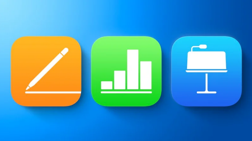 ▲ 目前的 iOS iWork 图标